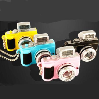 China 3D artificial creative products simulated Leica camera key chain with LED light and sound for sale