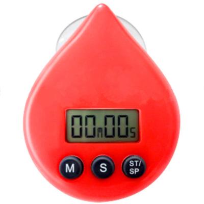 China Creative Sustainable Water Drop LCD Display Countdown Electronic Digital Kitchen Timer with Magnet and Alarm for sale