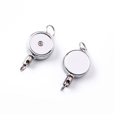 China QIRI Metal Retrátil e Estirável Clip Custom Reel Badge para eficiência de escritório à venda