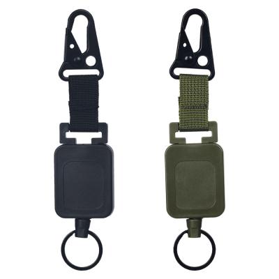 Κίνα Deyi Badge Reel Heavy Duty Carabiner Badge Holder Επεκτάσιμο σήμα Reel ID Κρατήρας κλειδιού δαχτυλίδι χάλυβα ανασυρόμενο προς πώληση