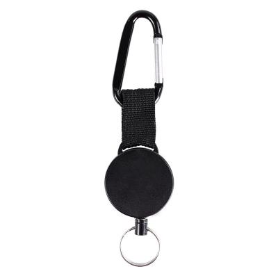 China Deyi Badge Holder Reel Heavy Duty Retractable Keychain Retractable Clip Swivel for sale