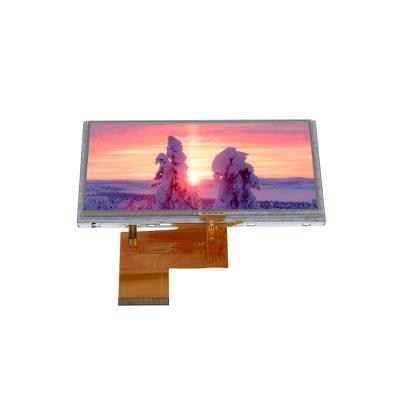 China Glass+Steel+Plastic 4.3 Inch TFT LCD Module 480*272 Full High Brightness Viewing Angle RGB Interface Touch Screen for sale