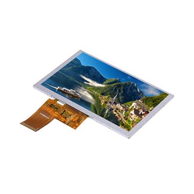 China Glass+Steel+Plastic Factory Supply 5.0inch TFT LCD Panel 480x272 Landscape LCD Module RGB Connect High Contrast Display for sale