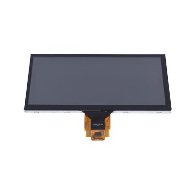 China Glass+Steel+Plastic High Brightness 7 Inch 800x480 Resolution tft IPS LCD Display Panel With Capacitive Touch for sale