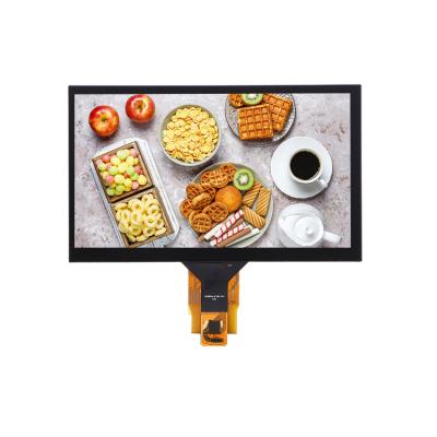 China Glass+Steel+Plastic 7inch TFT LCD Monitor 800x480 TFT LCD Display Sunlight Readable 7 Inch TFT LCD Touch Screen for sale