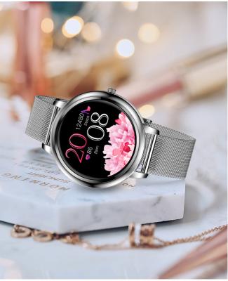 China Hot Selling GPS Navigation For Ladies Smart Watch Women Waterproof Full Touch 2020 For Girls Compatible With Android IOS Mk20 Smart Wristband for sale