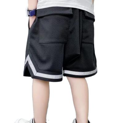 China Breathable Clear Stock 3d Embossed Logo Boy Shorts For Kids Set Boys Shorts Korean Version Boys Summer Shorts for sale