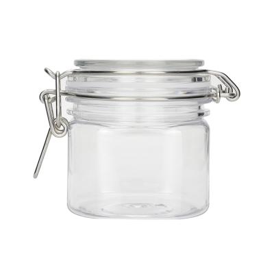 China Clear Empty Plastic Container Heavy Duty Hemp Concentrate Child Food Shisha Food Grade Plastic Jar Jars for sale