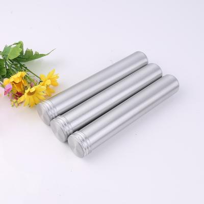 China China Factory Modern Metal Cigar Tube Round Tube Cigar Packaging Aluminum Cosmetics Tube for sale