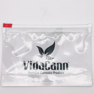 China Fashionable Transparent Flat OEM ODM Logo Design Moisture Proof New Pocket Sealed Bag Custom Printed for sale