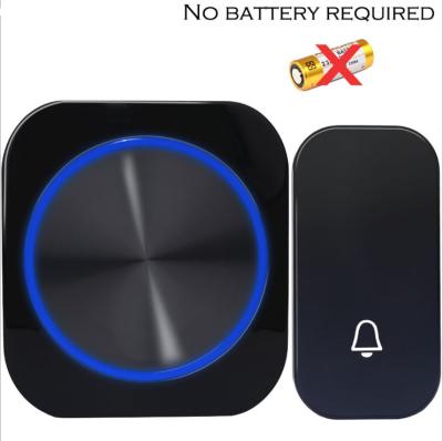 China EU RINGBELL Electric Waterproof Wireless Doorbell Modern Self Powered Doorbell Doorbell No Battery Home 1 Button 1 Wireless Receiver for sale