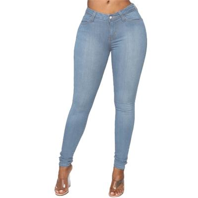 China Waterproof Free Sample 2021 Women's Jeans High Waist Ripped Style Wholesale Summer Denim Ladies Mom Jeans Custom Blue Autumn Women's Skinny for sale