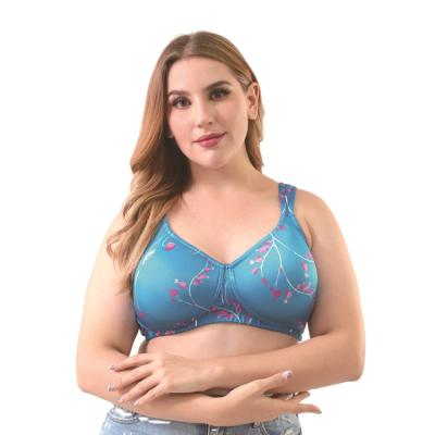 China QUICK DRY plus size bras for a cheekier lift up big Women's Hook-and-eye three comfortable stretch fabric big cup bra sizes for sale