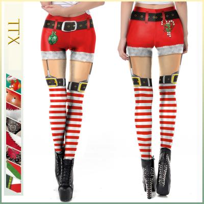 China 2021 Wholesale Newest Women's Basic Gaiters Women's Breathable Light Printing Spandex Gaiters Belt Christmas Accessories Gaiters for sale