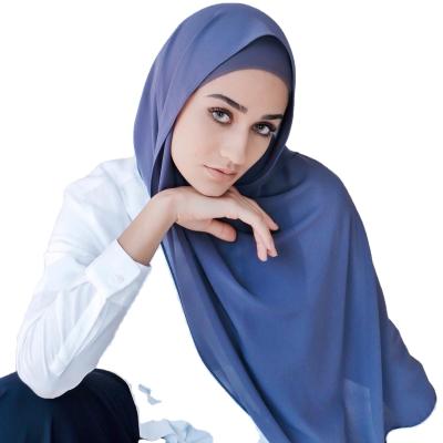 China Silk Casual Fashion Custom Design Instant Muslim Hijab Scarf Good Quality Shawl Turban Arabian Islamic Costume for sale