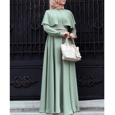 China Can make changes if you want New Autumn Long Dresses Muslim Islamic Clothing Dresses Ladies Middle East Spring Maxi Dress With Long Sleeves for sale