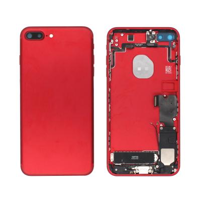 China For iPhone7 plus back housing wholesale free shipping red color battery door with small parts for iPhone 7 plus for sale