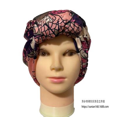 China High Stretch Turban Mesh SN-0001 Suitable For Women Elastic Silk Scarf Net Hat Size Adjustable for sale