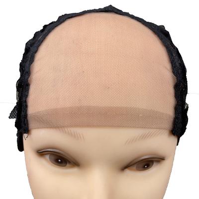 China SN-0014 Elastic Gauze Net u Piece Wig Caps For Making Wig Adjustable Wig Cap for sale