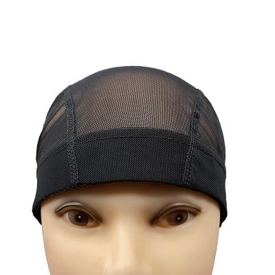 China YM-0003 High Elastic Mesh Hair Extension Woven Wig Cap Swimming Cap Dome Mesh Hat for sale