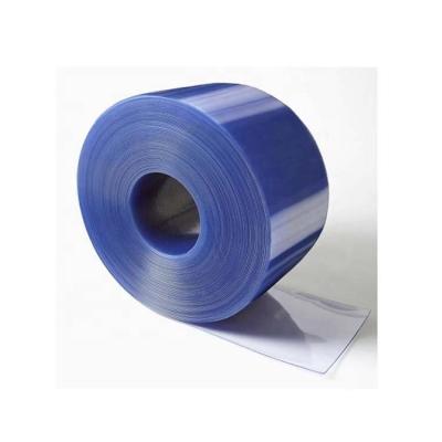 China Thin Flexible Transparent PVC Room Sheet Rigid STRIP Curtain Roll 200mm x 2mm For Cold Rooms for sale