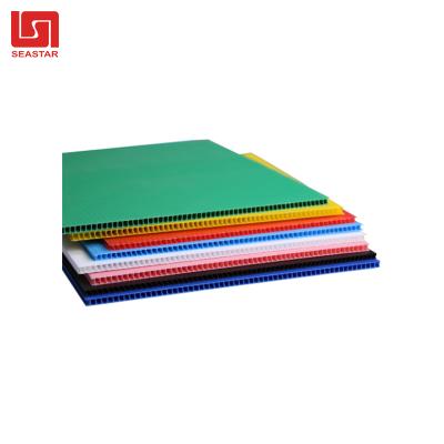 China Recyclable Anti Static Corrugated Plastic Sheet For Flooring for sale