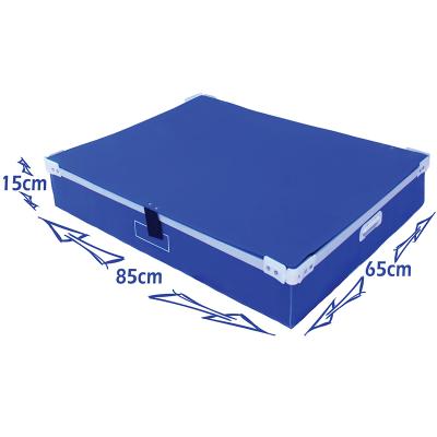 China Recycled Materials SEASTAR PP Corrugated Boxes Exporters Correx Polypropylene Storage Box With Lid for sale