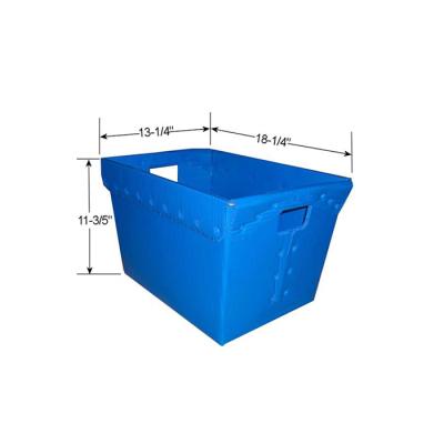 China Recyclable Plastic Tote Box Storage Boxes Tote Box For Industrial for sale