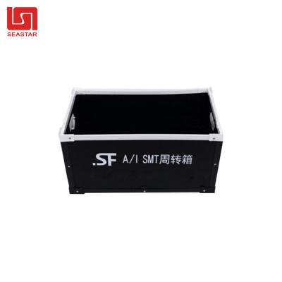 China Recycled Materials Conductive Antistatic Esd PP Corrugated Plastic Turnover Shipping Packing Box for sale