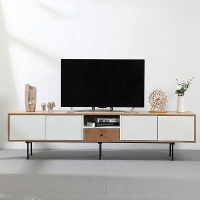 China Adjustable Hot Sales Latest Modern Wooden TV Cabinet (Other) Modern TV Cabinet Designs for sale