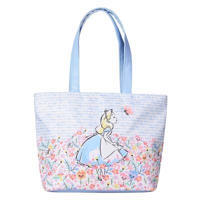 China Lovely Custom Design Promotional Cotton Canvas Tote Disney Reuseable Shopping Bag for sale