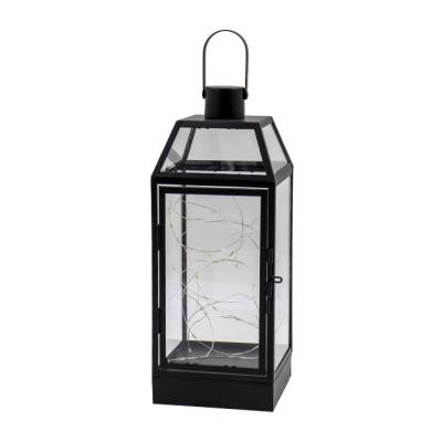 China Home Decoration LED Metal Lantern For Outdoor Home Decor Combination Decorations LED Candle Lantern For Home And Garden Decor for sale