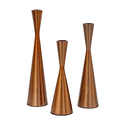 China Modern Luxury Nordic Style Metal Gold Stand Candlestick Holders Table Decorative Stick Candle Holders for sale