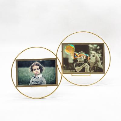 China Home Decorative Items HAZY wholesale high quality custom creative modern metal frames family love photo frame for sale for sale