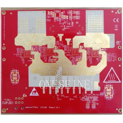 China Anticollision Pcb Prototype Radar MmWave 77GHZ Radio High Frequency PCB Design for sale