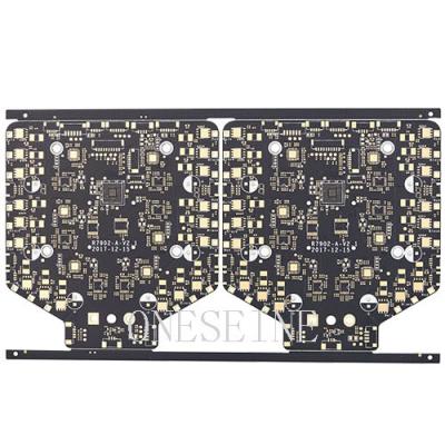 China 6 Layer Black Solder Mask Drone Fr4 PCB Board For Unmanned Aerial Vehicle for sale