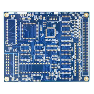 China Fr4 Copper Thickness Double Sided Blue Solder Mask Electronic Minipad PCB for sale