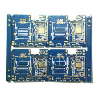 China Blue Ceramic Multilayer PCB Board Fabrication Isola FR408 / FR408HR for sale