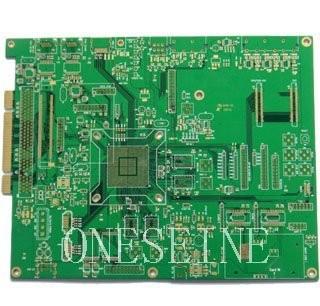 China 6 laag FR408 1,6 mm ENIG Industrial Control HDI PCB Board Te koop