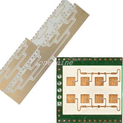 China Efficiency Applications Microwave RF Printed Circuit Board With 4mil Minimum Trace Spacing And 1OZ Cu Thk for sale