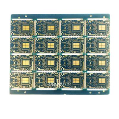 China White Silkscreen Color Customized PCB with Half Hole and Minimum Hole Spacing of 0.2mm for sale