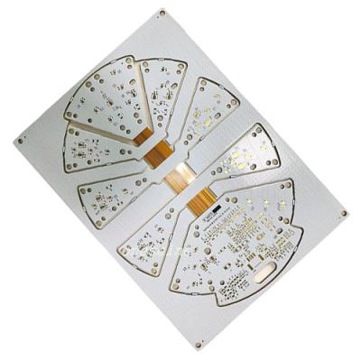 China Customized 6L Rigid Flex PCB with Profiling Punching Routing and Board Thickness 0.2mm-3.2mm for sale