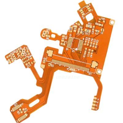 China Customizable Flex PCB with 0.2mm Minimum Drilling Hole and 0.3mm Thickness for sale