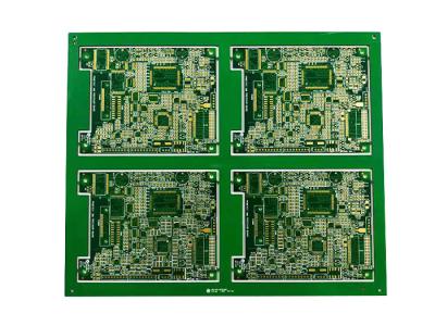 China Groen HDI-PCB met een minimale opening van 0,1 mm en soldeermasker Te koop