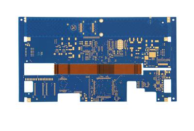 China ±0.25mm Board Outline Tolerance Rigid Flex Stackup With Min. Trace Width / Spacing Of 0.1mm/0.1mm for sale