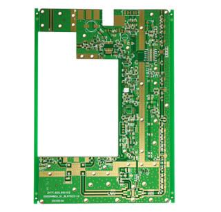 China Yellow High Temperature PCB With And 0.2mm-3.2mm Thickness In Silkscreen Color for sale