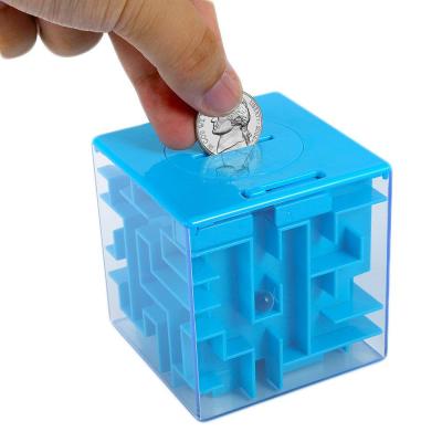 China Popular Pig Magic Cube Maze Puzzle Box Sequential Puzzles In Money Bank 3D As Christmas Gift Birthday Gift for sale