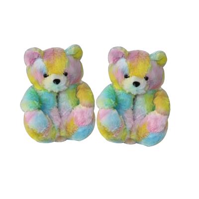 China Custom Anti-Smell Teddy Bear Slippers Plush Toy for sale