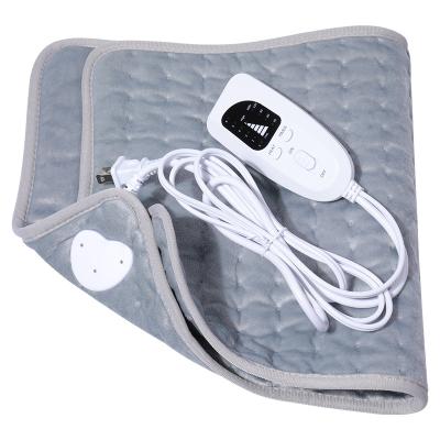 China Microplush Fiber ETL Approval Physiotherapy Electric Heating Pad for Shoulder Joint Muscle Menstrual Period Period Pain Relief for sale