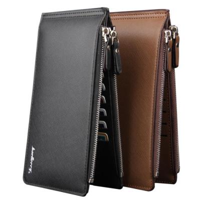 China Fashionable Popular Branded Multi Card Wallet Organizer With Zipper Pocket for sale